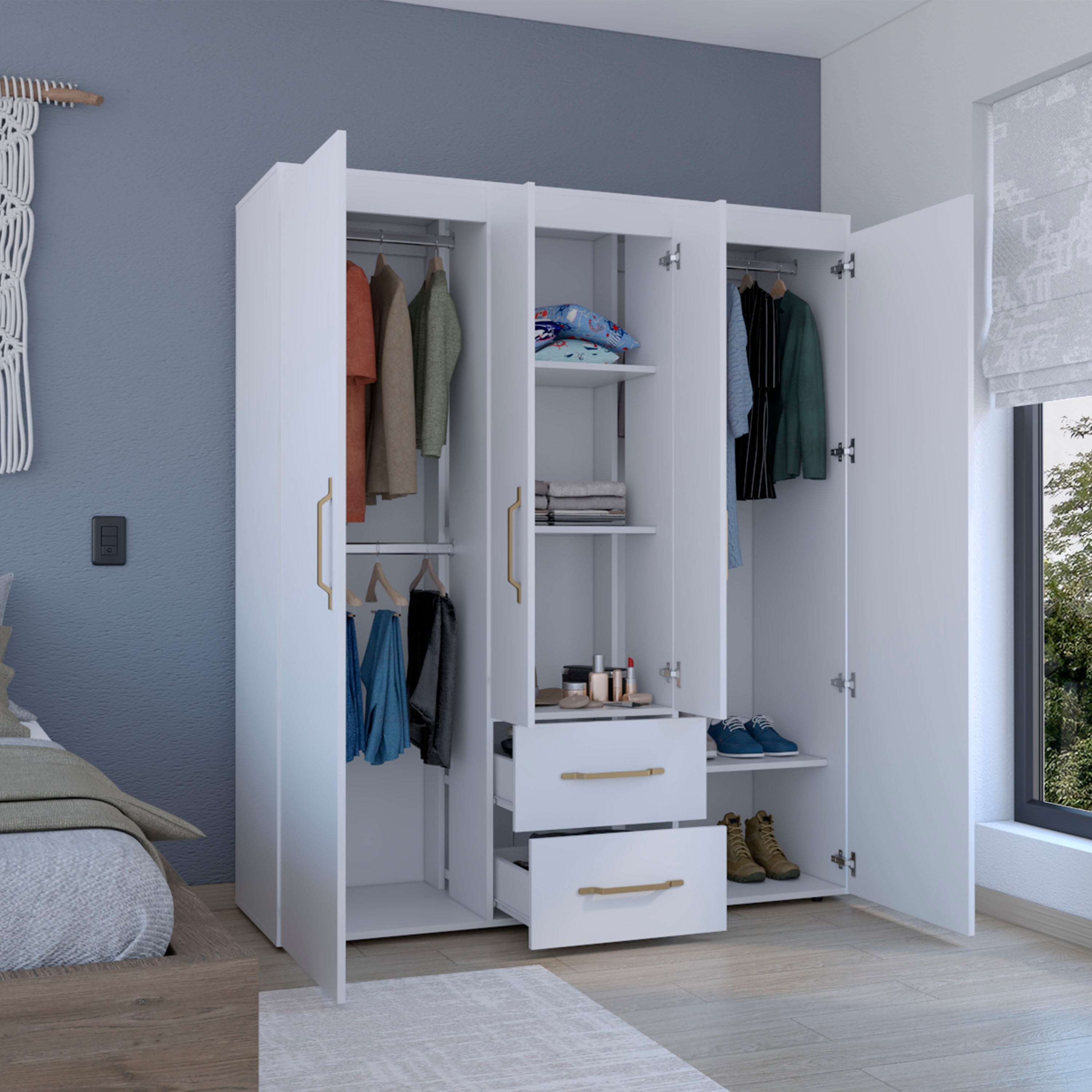 Valier Wardrobe Deluxe Armoire