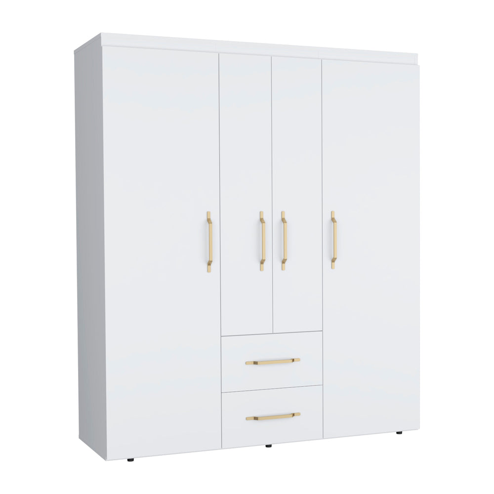 59-Inch Valier Wardrobe Closet – Full-Size Storage Capacity
