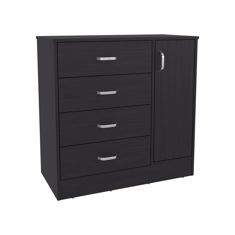32-Inch Bourg Dresser with 4-Drawer and Single Door – Sturdy Build
