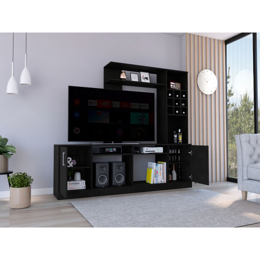 79-Inch King TV Stand with Double Door – Built for Large TVs