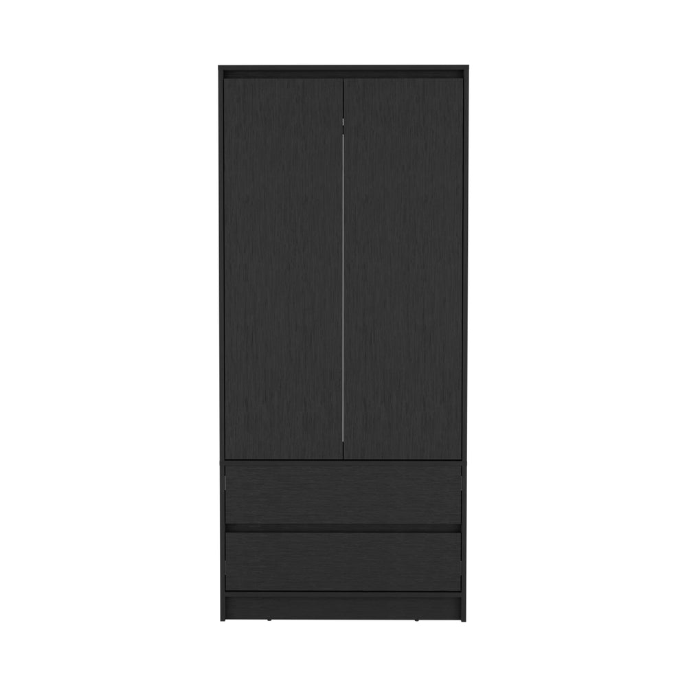 Palmer Wardrobe Closet with 2-Drawer – Drawer Storage Included