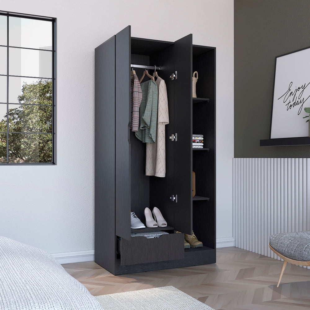 22-Inch Toccoa Armoire with 1-Drawer – Bottom Storage Drawer