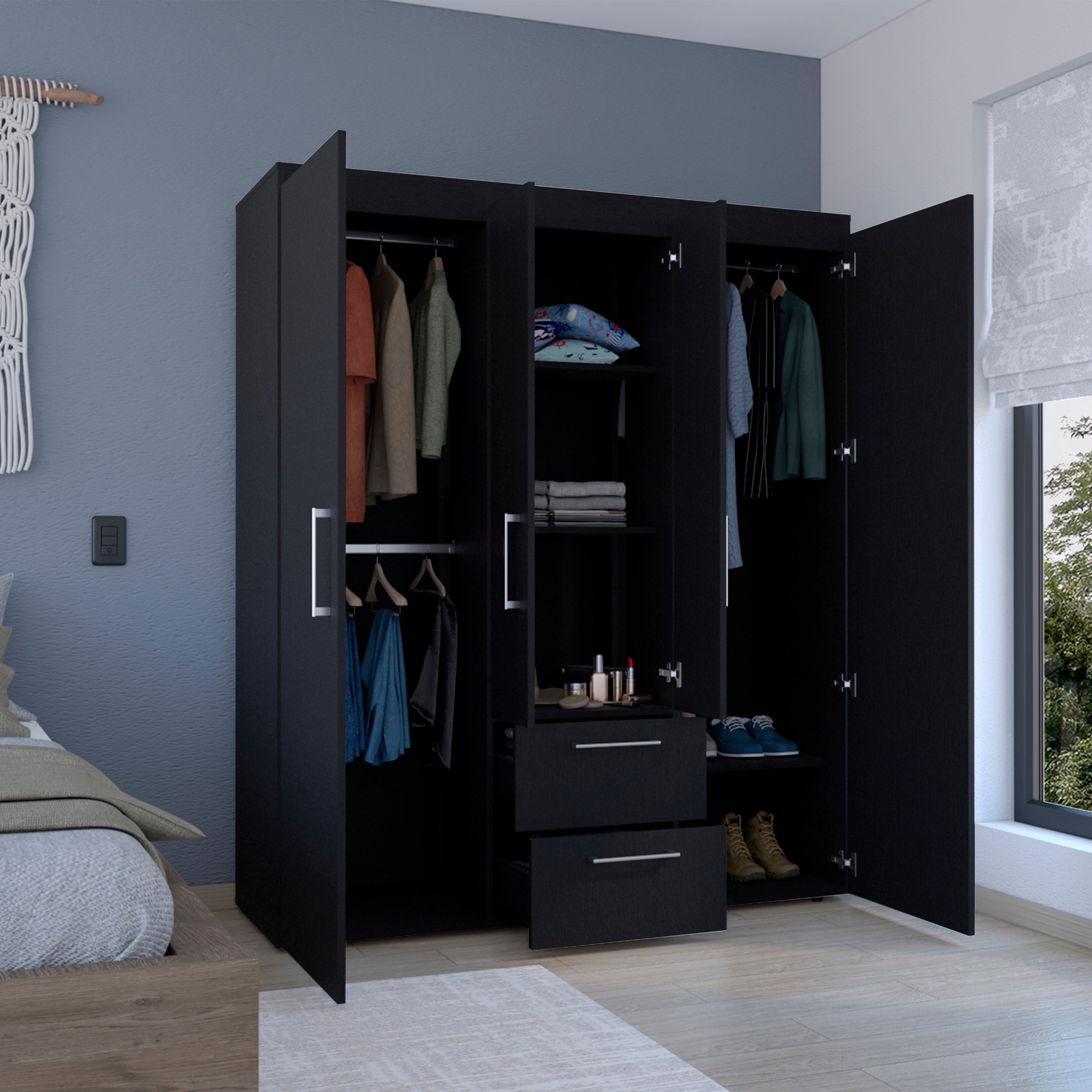 Valier Wardrobe Deluxe Armoire