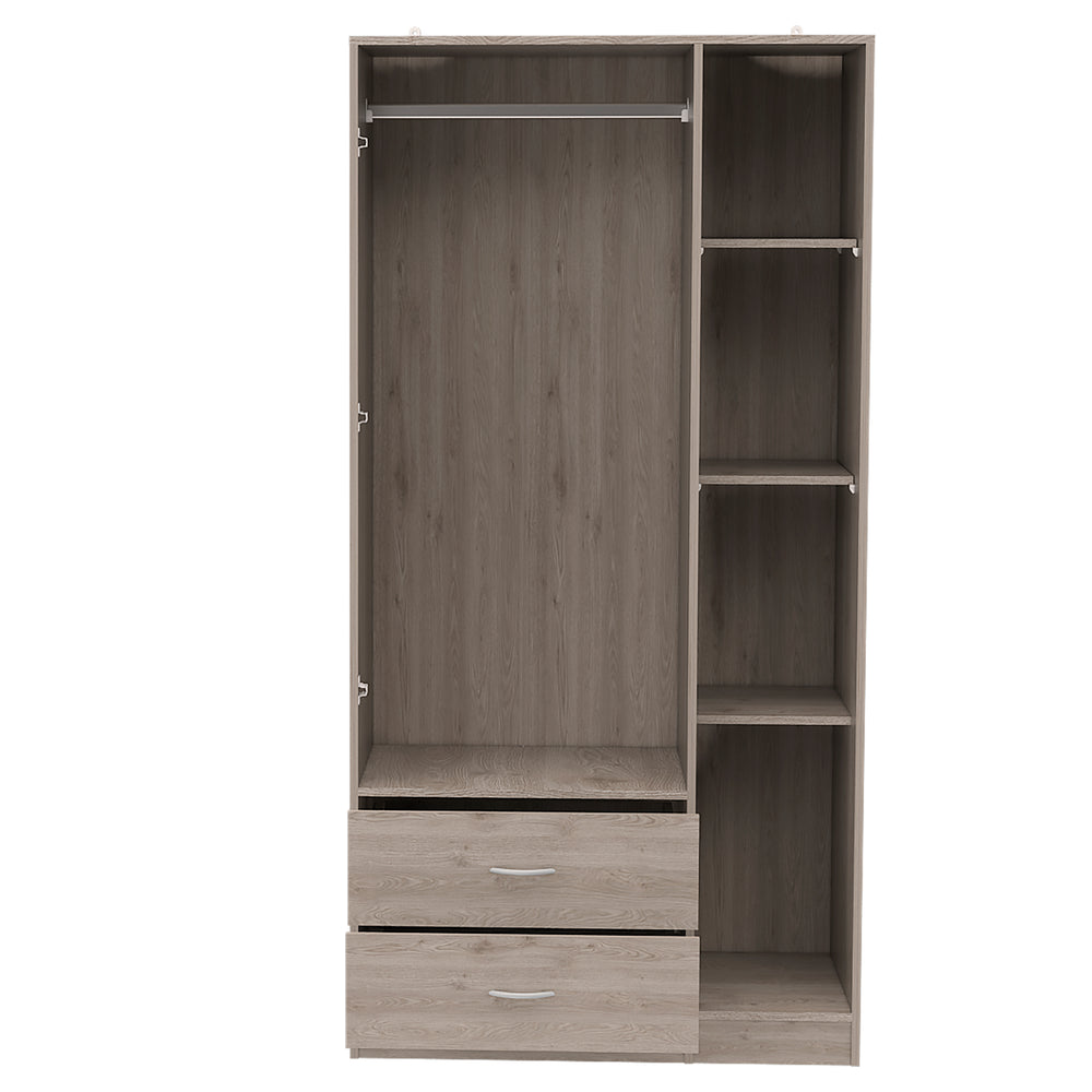 35-Inch Bosko Armoire with 2-Drawer – Real Weight Capacity