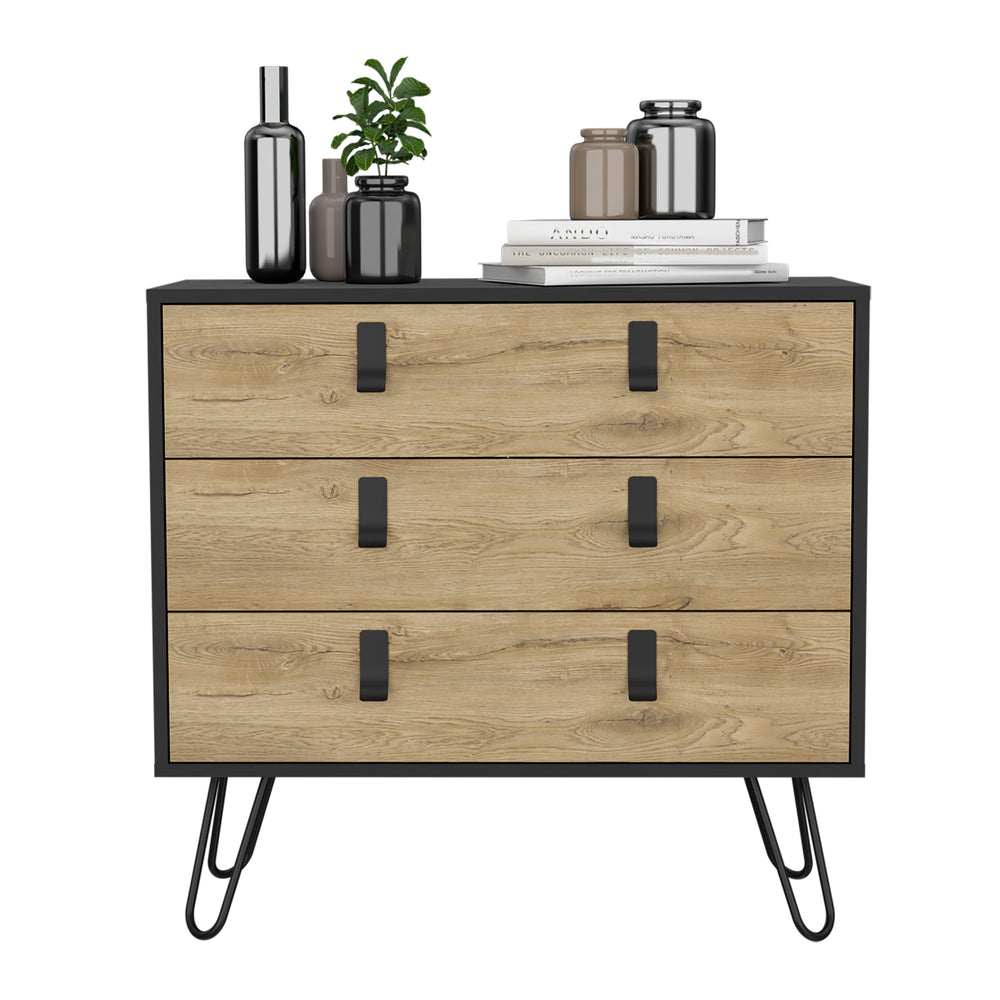 32-Inch Huna Three-Drawer Dresser with 3-Drawer – Compact, Versatile Footprint