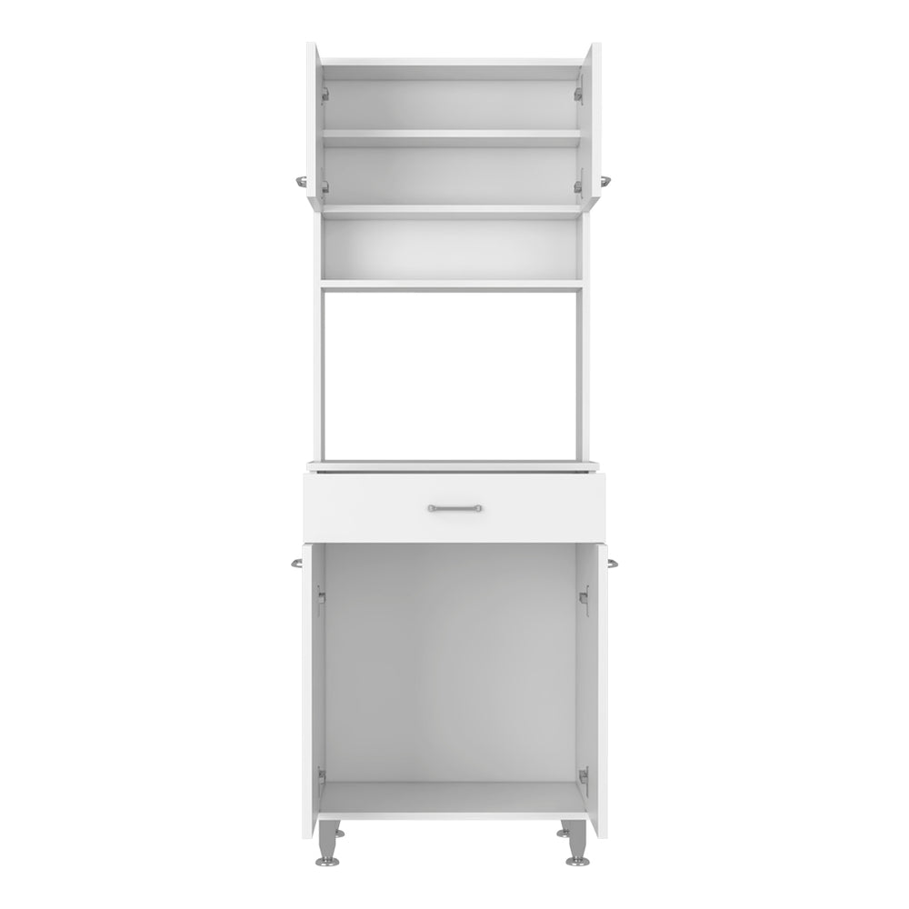 24-Inch Helis 60 Pantry Cabinet with 1-Drawer and Double Door – Convenient Utility Drawer
