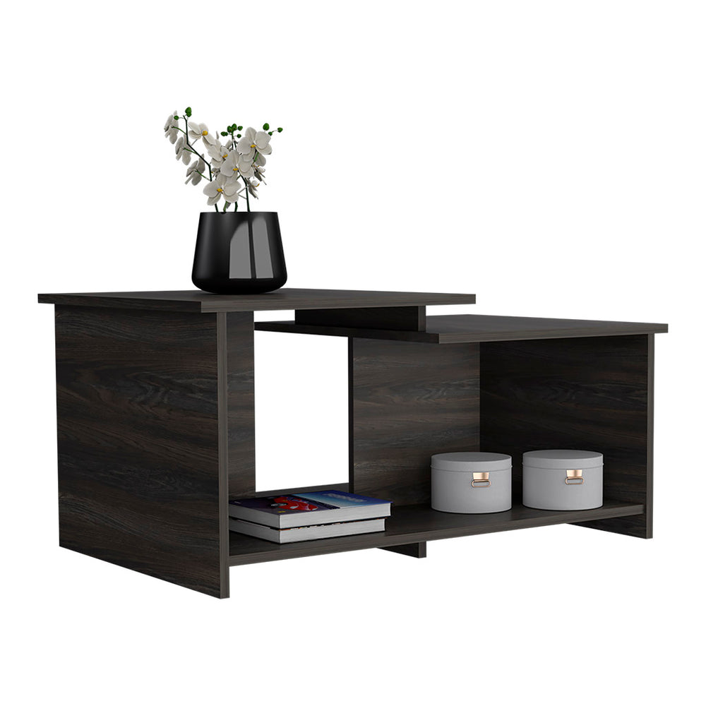 35-Inch Leanna Coffee Table – Sculptural Silhouette