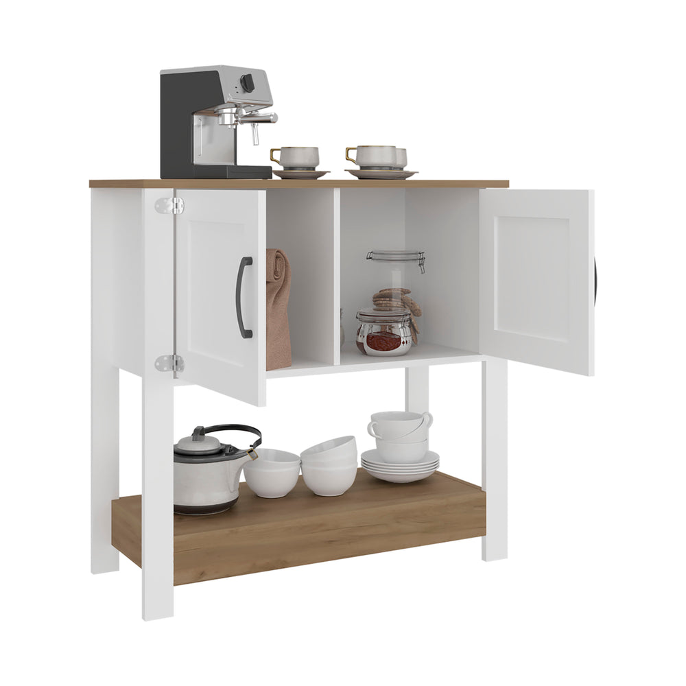 35-Inch Dazey Furniture with 2 Open Shelves – Durable Construction