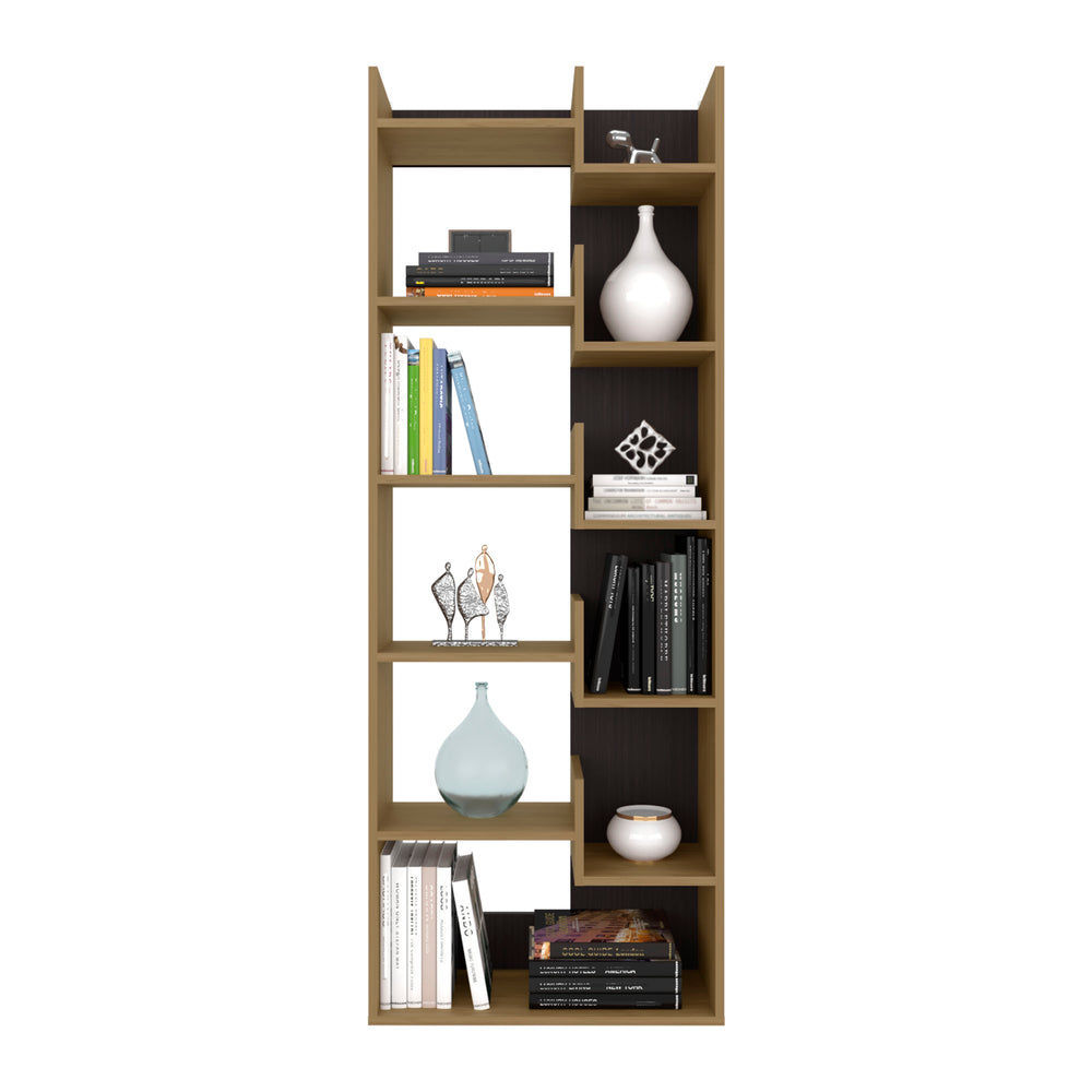 24-Inch Hoodsport Ladder Bookcase with 11 Open Shelves – Durable Construction