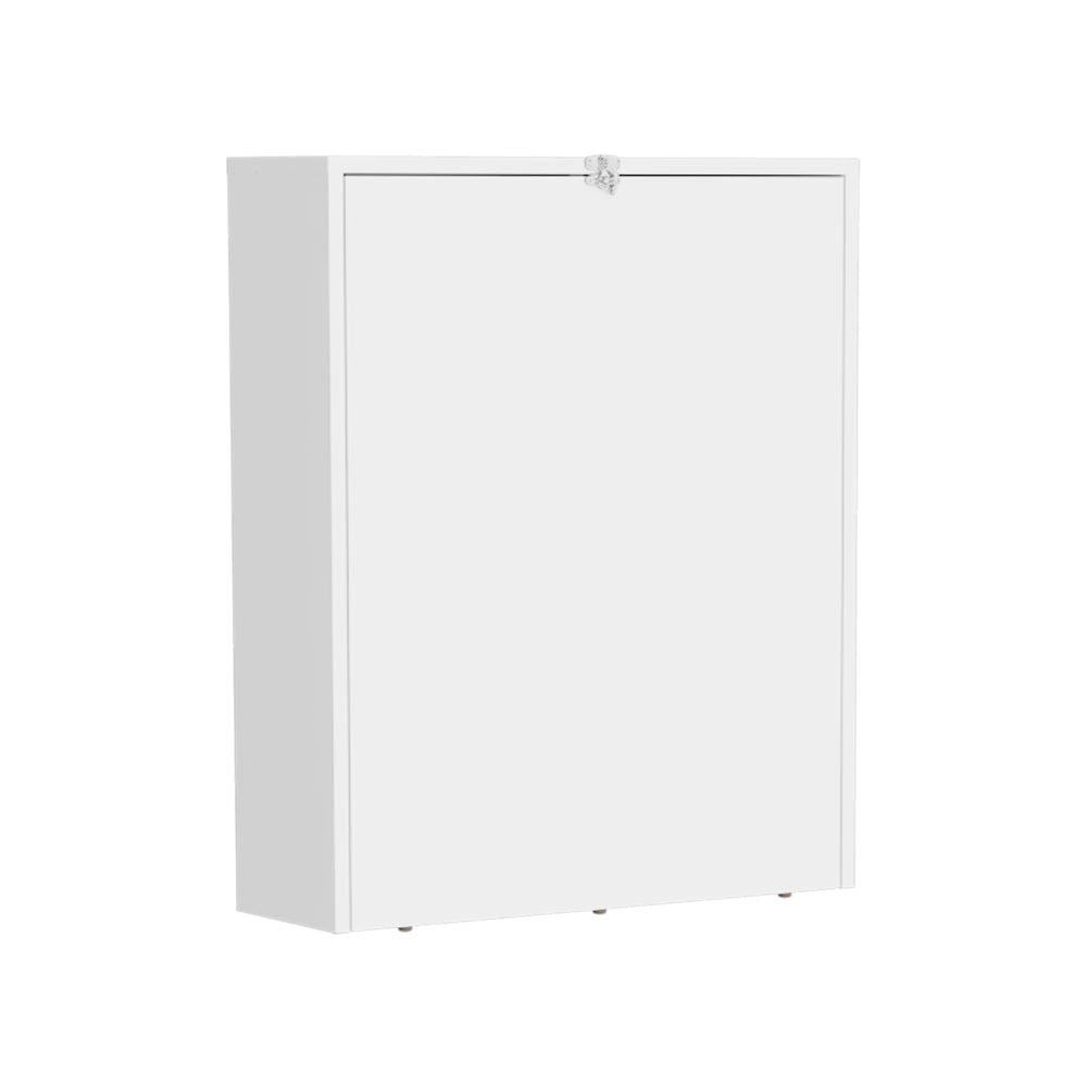 24-Inch Stovall Folding Furniture with 4 Open Shelves – Space-Saving Wall Mount