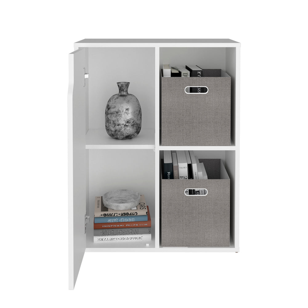24-Inch Loma Bookshelf Furniture with 4 Open Shelves – Assembly Required, Indoor Residential Use