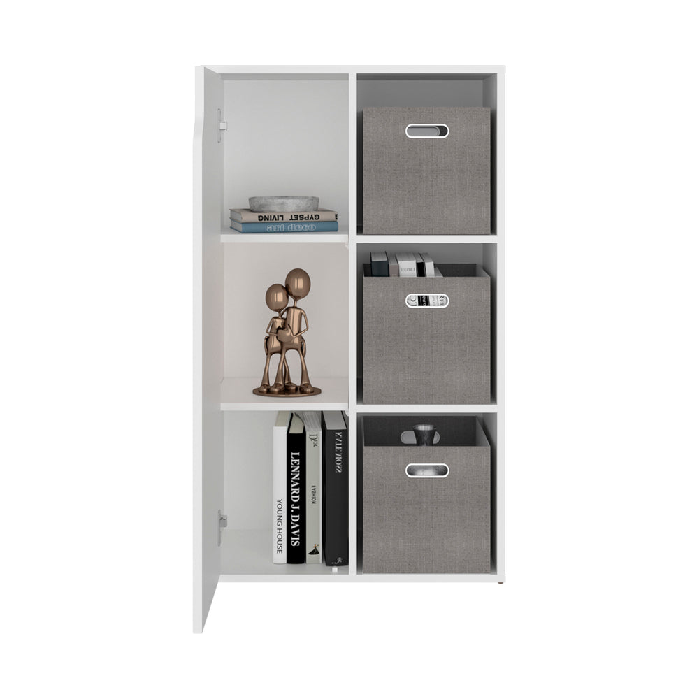 24-Inch Icard Bookshelf Furniture with 6 Open Shelves – Taller Storage Footprint