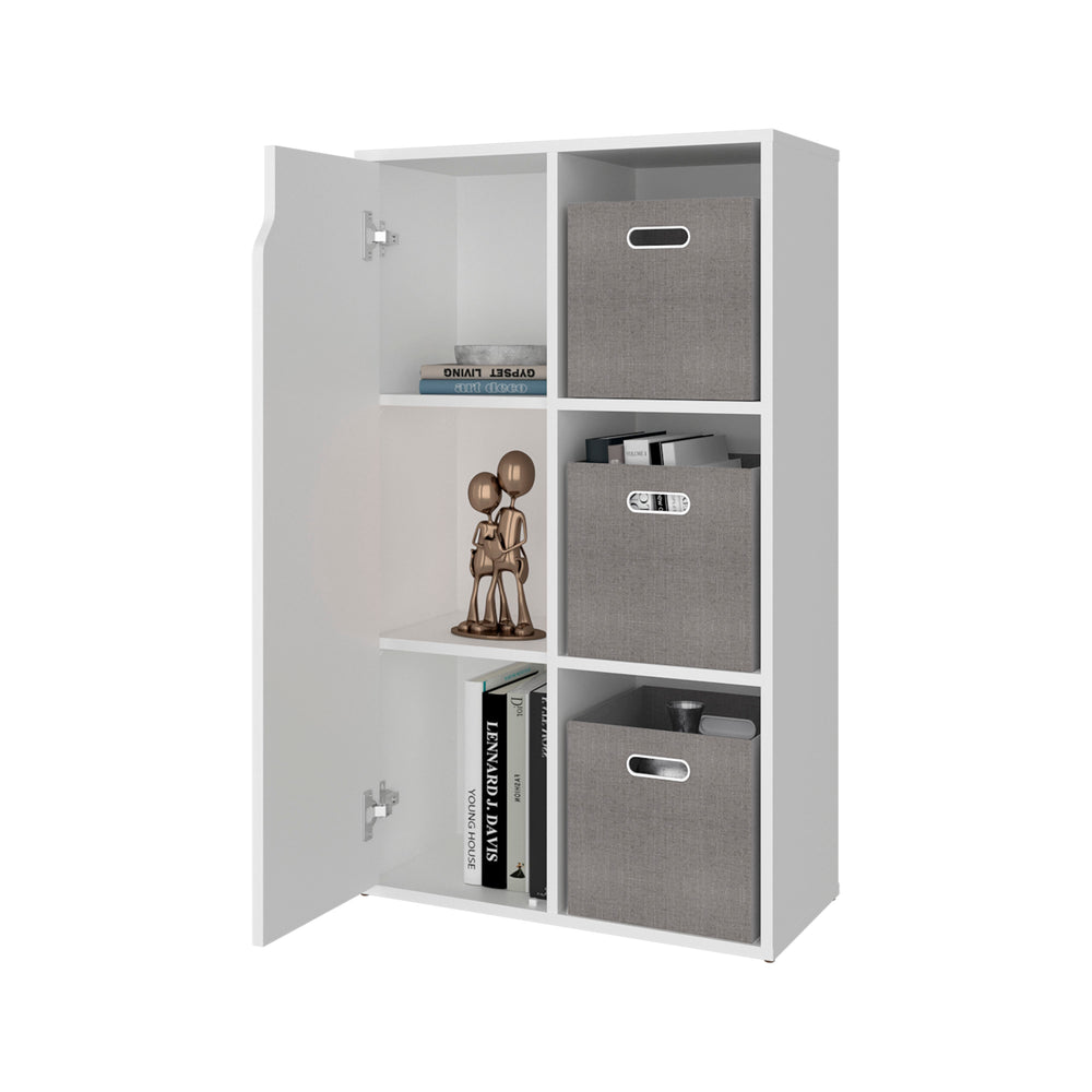24-Inch Icard Bookshelf Furniture with 6 Open Shelves – Assembly Required, Indoor Residential Use