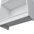DEPOT E-SHOP Vinton Bookcase with Spacious Tier-Shelving Design, White