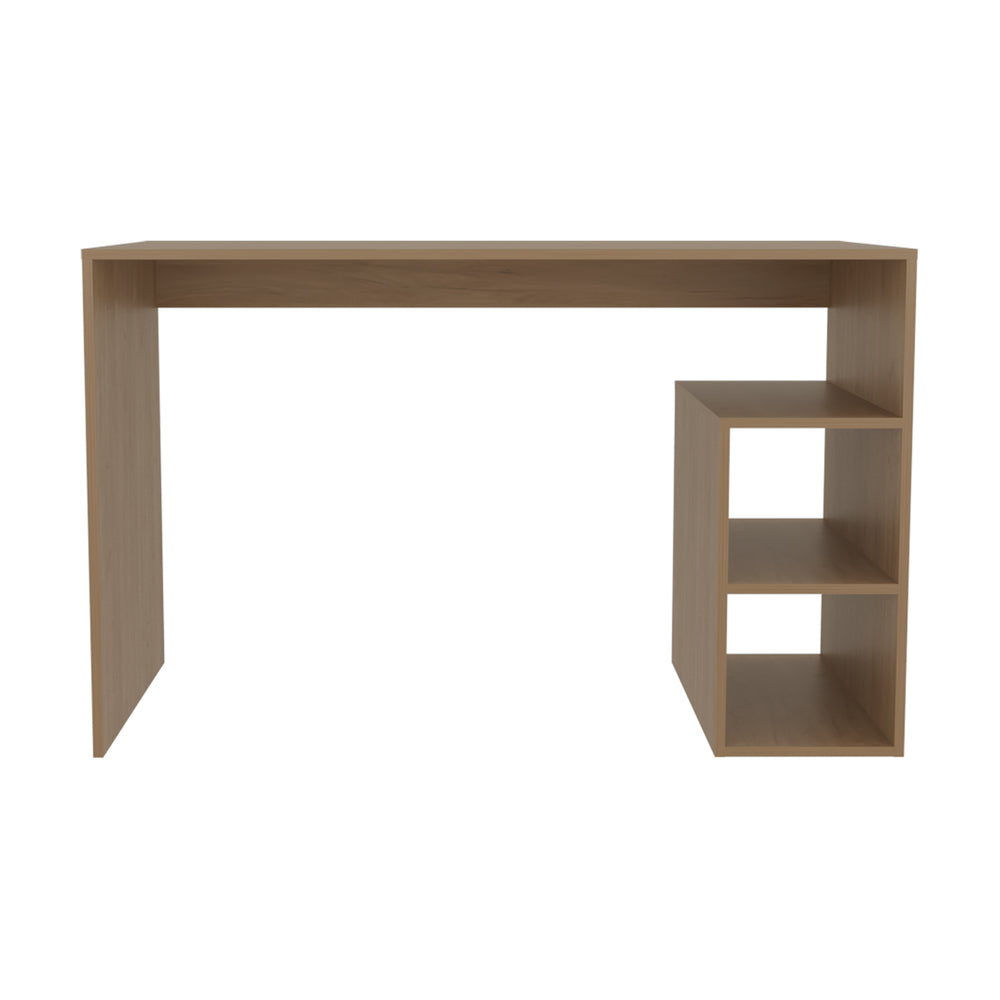 47" Benson Desk with 3 Open Shelves – Finished on All Visible Sides