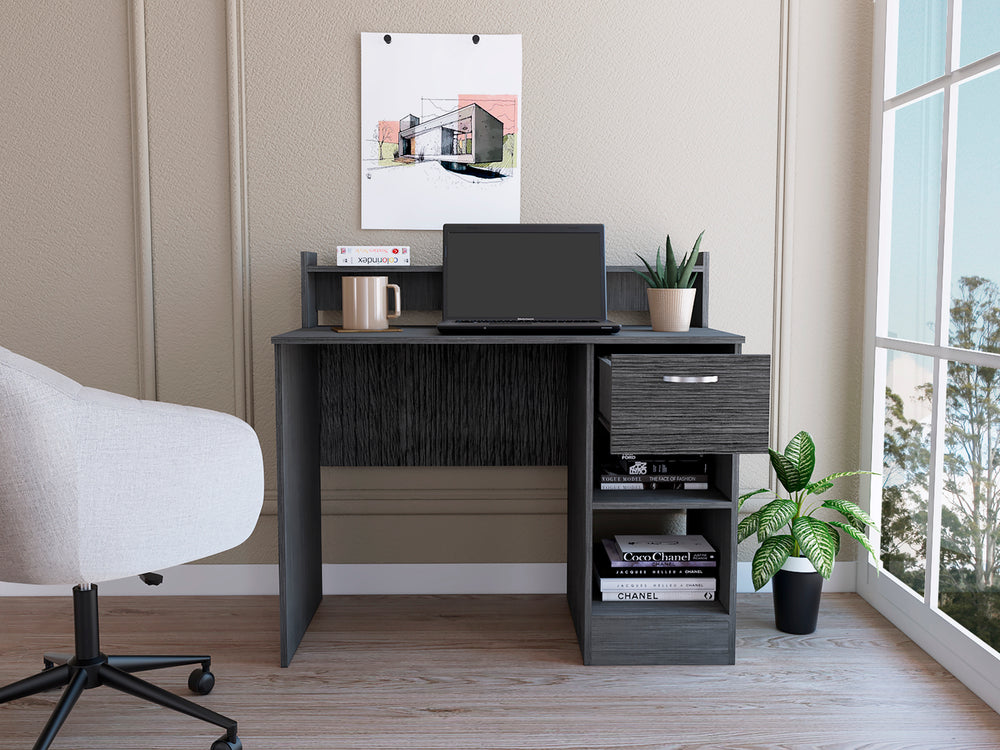 40-Inch Vera Computer Desk with 1-Drawer – Open Top Shelf