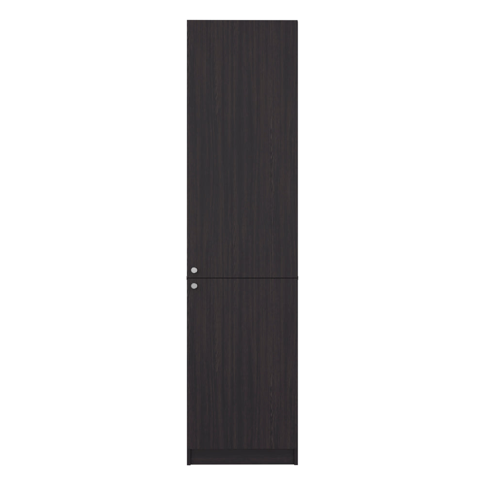 18-Inch Butte Tall Ladder Bookcase with Double Door – Tall Storage Profile