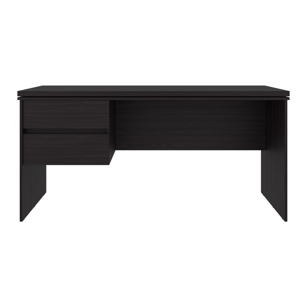 29-Inch Tetlin Home Office Desk with 2 Drawers – Modern Computer Desk with Side Drawer Unit & Large Work Surface – Side Storage Drawers