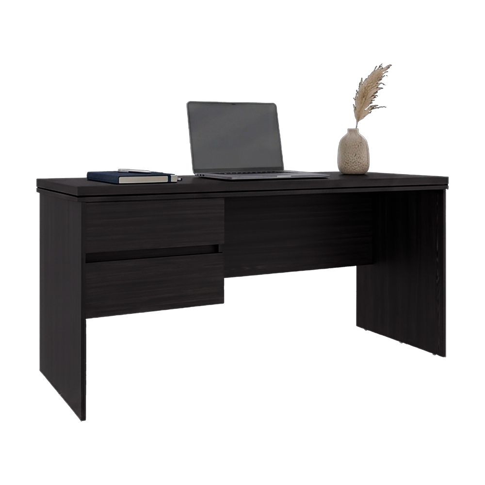 29-Inch Tetlin Home Office Desk with 2 Drawers – Modern Computer Desk with Side Drawer Unit & Large Work Surface – Home Office Versatility