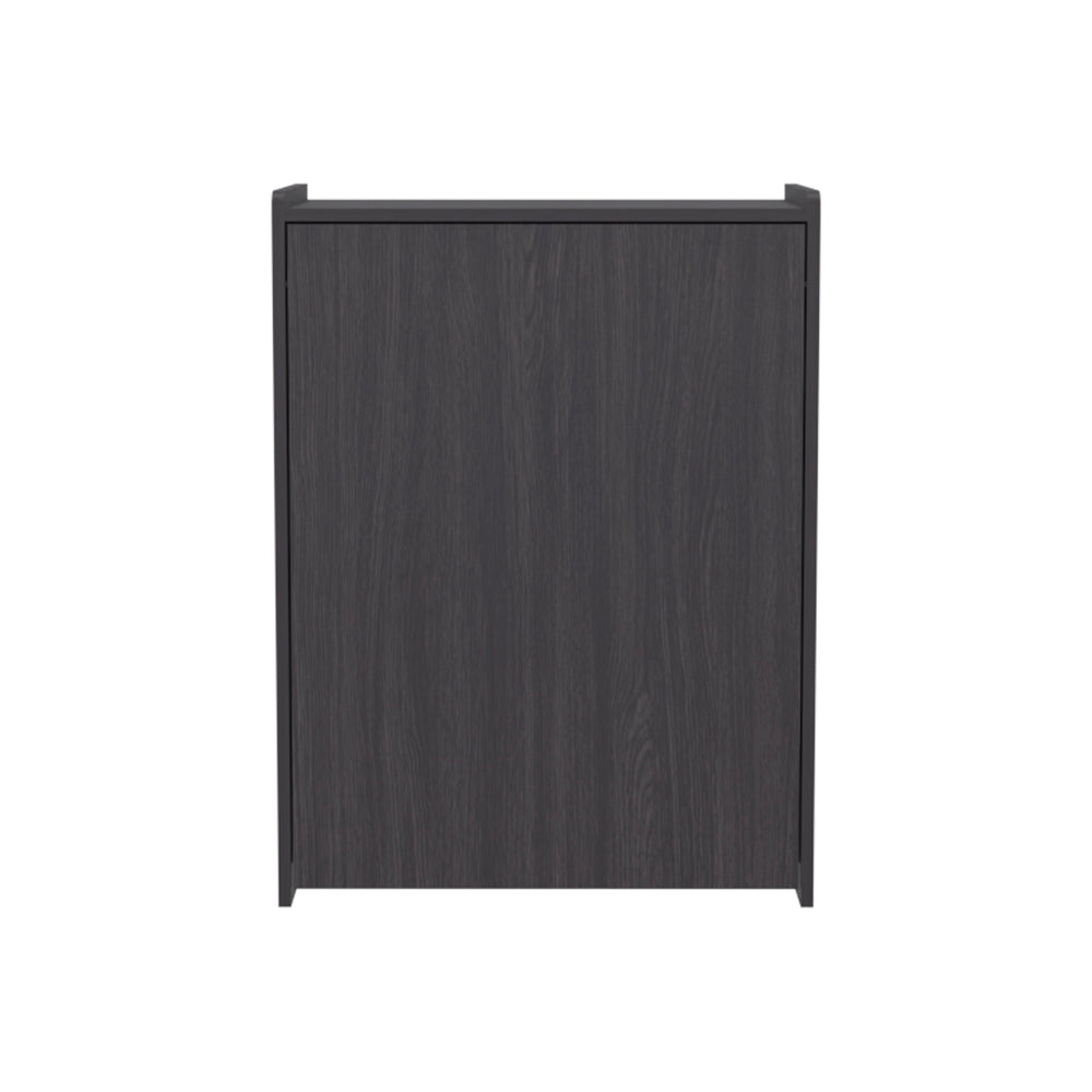 Coyle Retractable Desk with Open Shelving for Small Spaces and Home Offices for the Home – Retractable Fold-Out Design