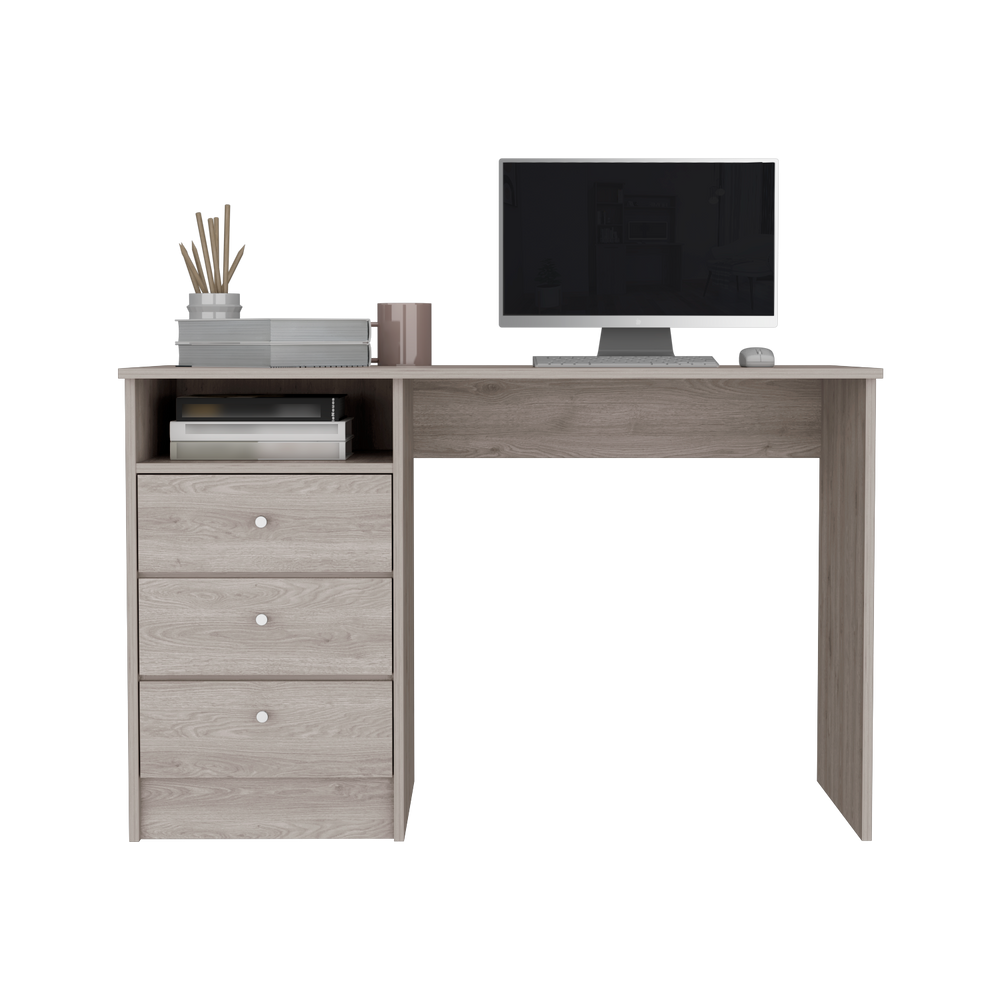46-Inch Nemocon 3 Computer Desk with 3-Drawer – Compact Desk Footprint