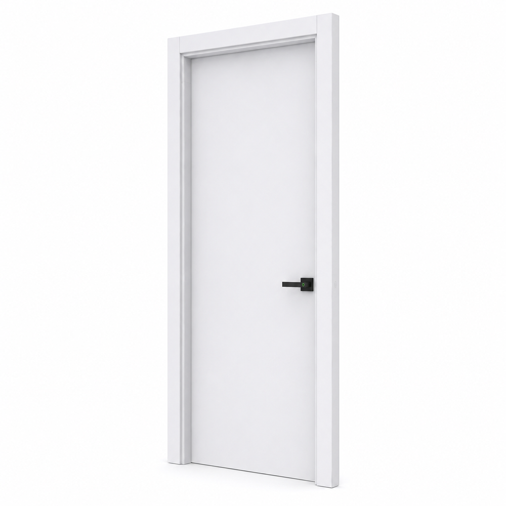 80-Inch Interior PVC AquaDoor Kit – with WPC Frame, Weatherstrip & Trim Molding, Waterproof & Insect-Resistant Door – GREATER STABILITY — NO WARPING OVER TIME