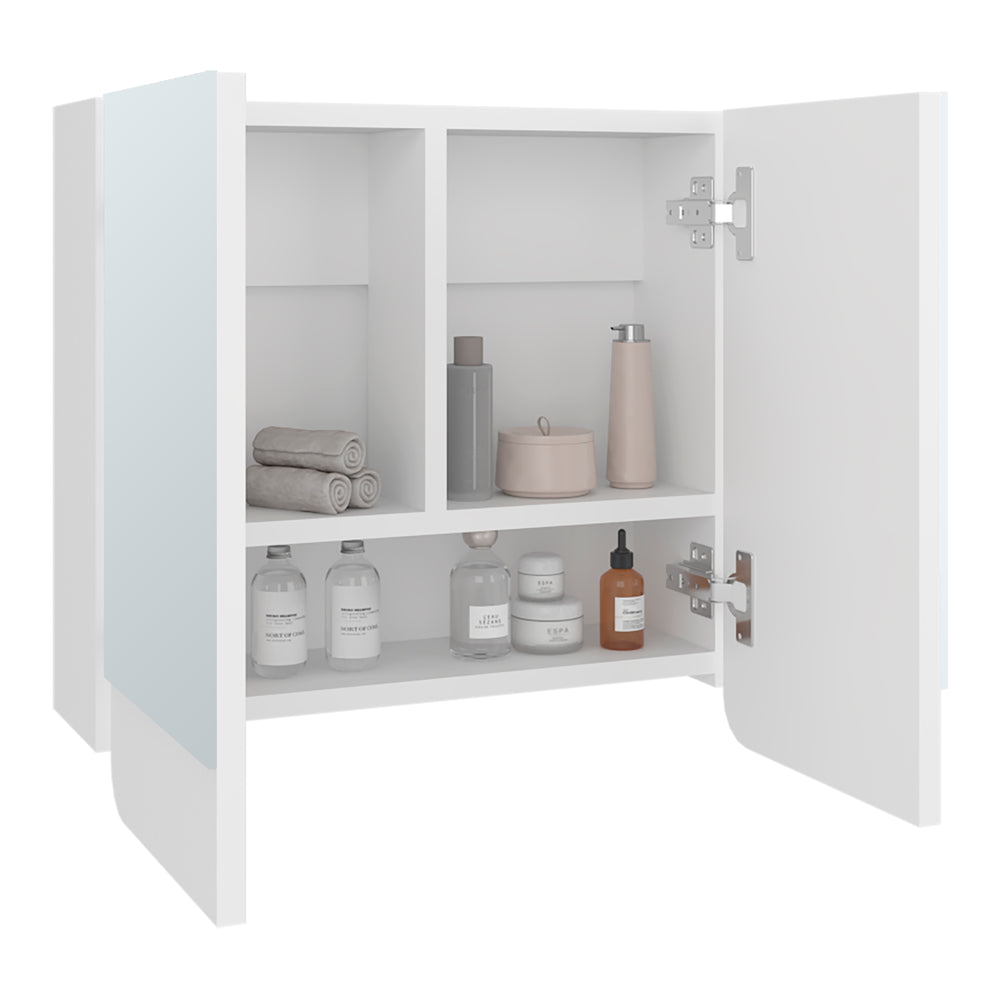 16-Inch Argos Medicine Cabinet with Double Door and 3 Open Shelves – Indoor Use And Assembly Required