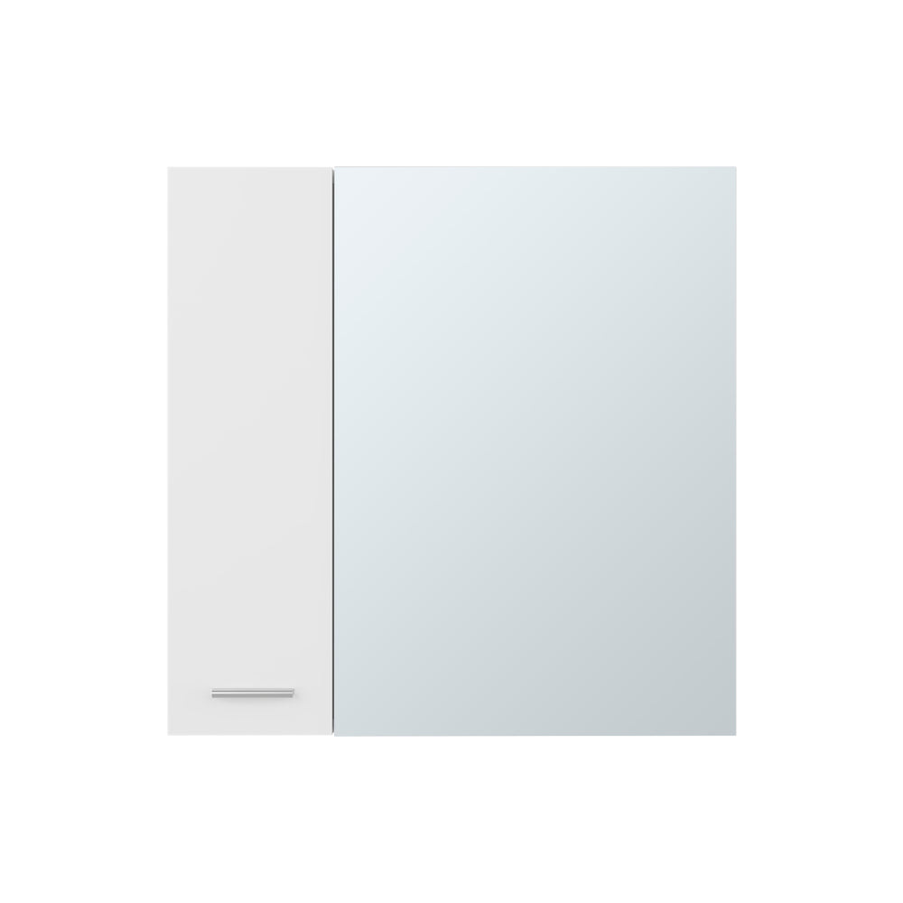 24-Inch Harbor Storage Cabinet with Double Door – Mirrored Cabinet Doors
