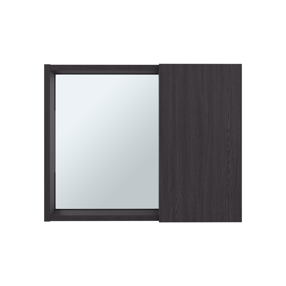 16-Inch Boone Wall-Mounted Bathroom Medicine Cabinet with Mirror & Shelves – Tiered Interior Organization