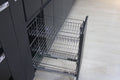 Kitchen Cabinet Pull Out Basket 3 Tier Sliding Organizer - 1 Und, Silver