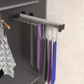 Pull Out Belt & Tie Rack Chrome Plated  ,  Grey