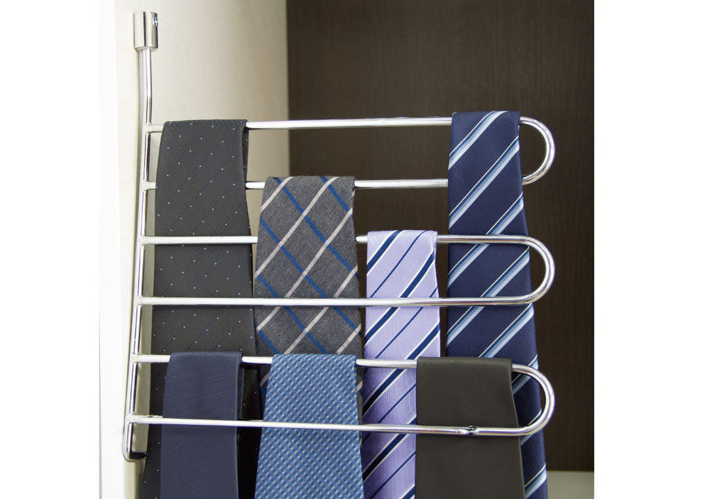 Tie Rack Chrome Plated Wallmounted , Silver – Depot Eshop
