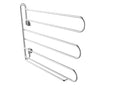 Tie Rack Chrome Plated Wallmounted , Silver