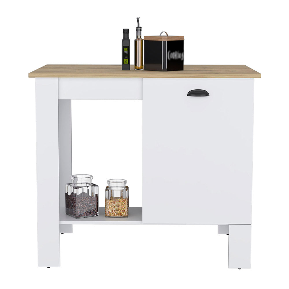 40-Inch Caddo Kitchen Island – Sturdy Build, Real Capacity