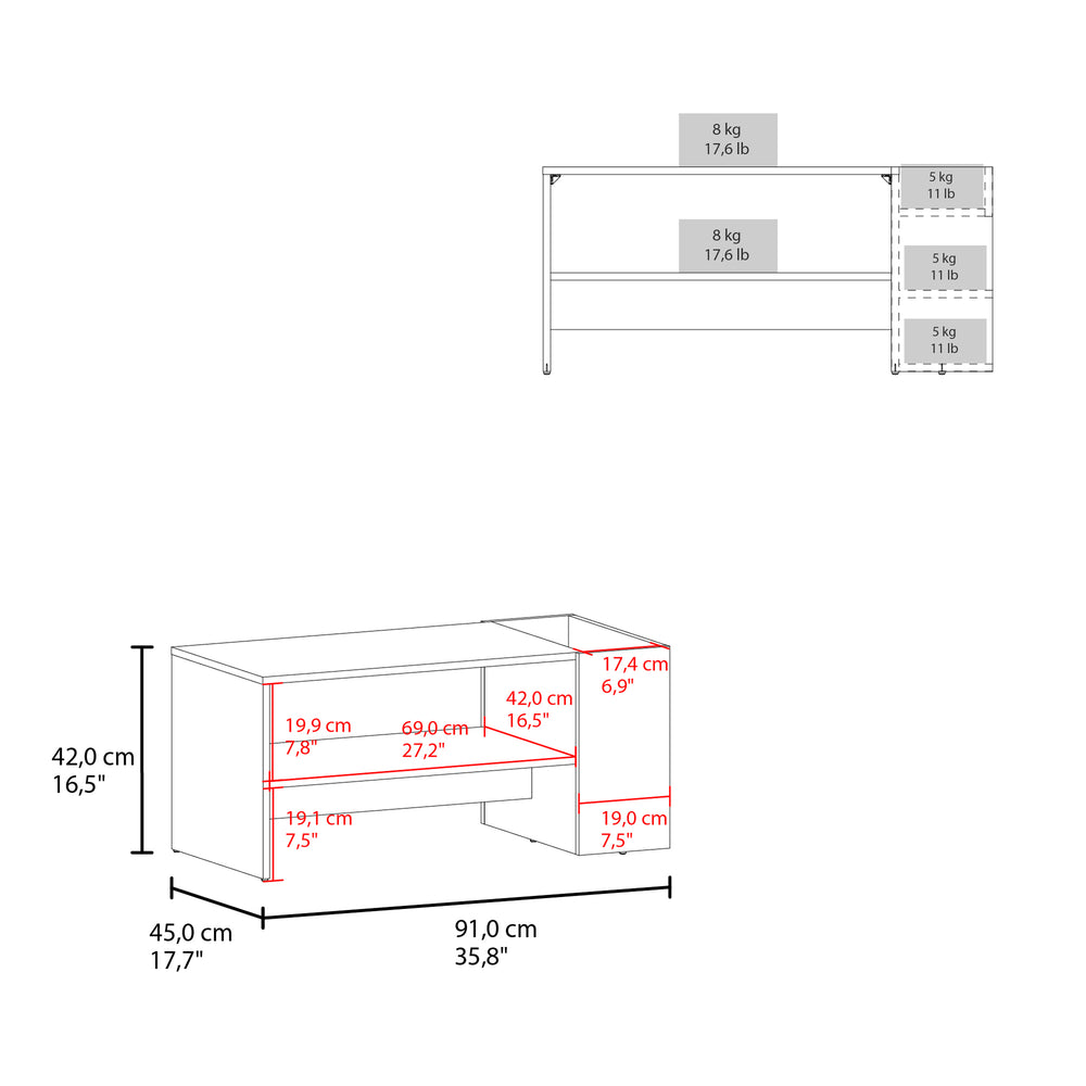 36-Inch Galatia Coffee Table – Indoor Use And Assembly Required