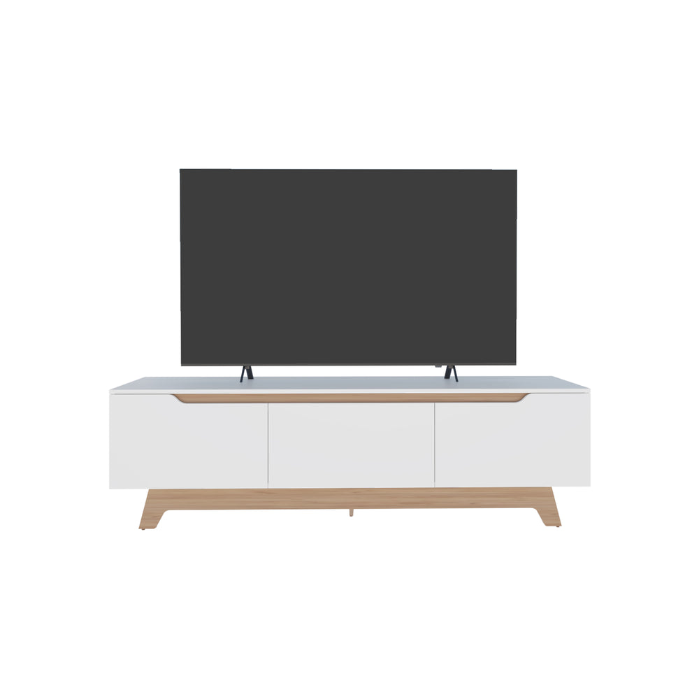 71-Inch Curlew TV Stand with 1-Drawer and Double Door – Durable Construction