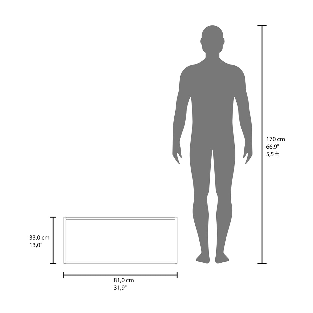 32-Inch Slana Wall Cabinet – Durable Construction