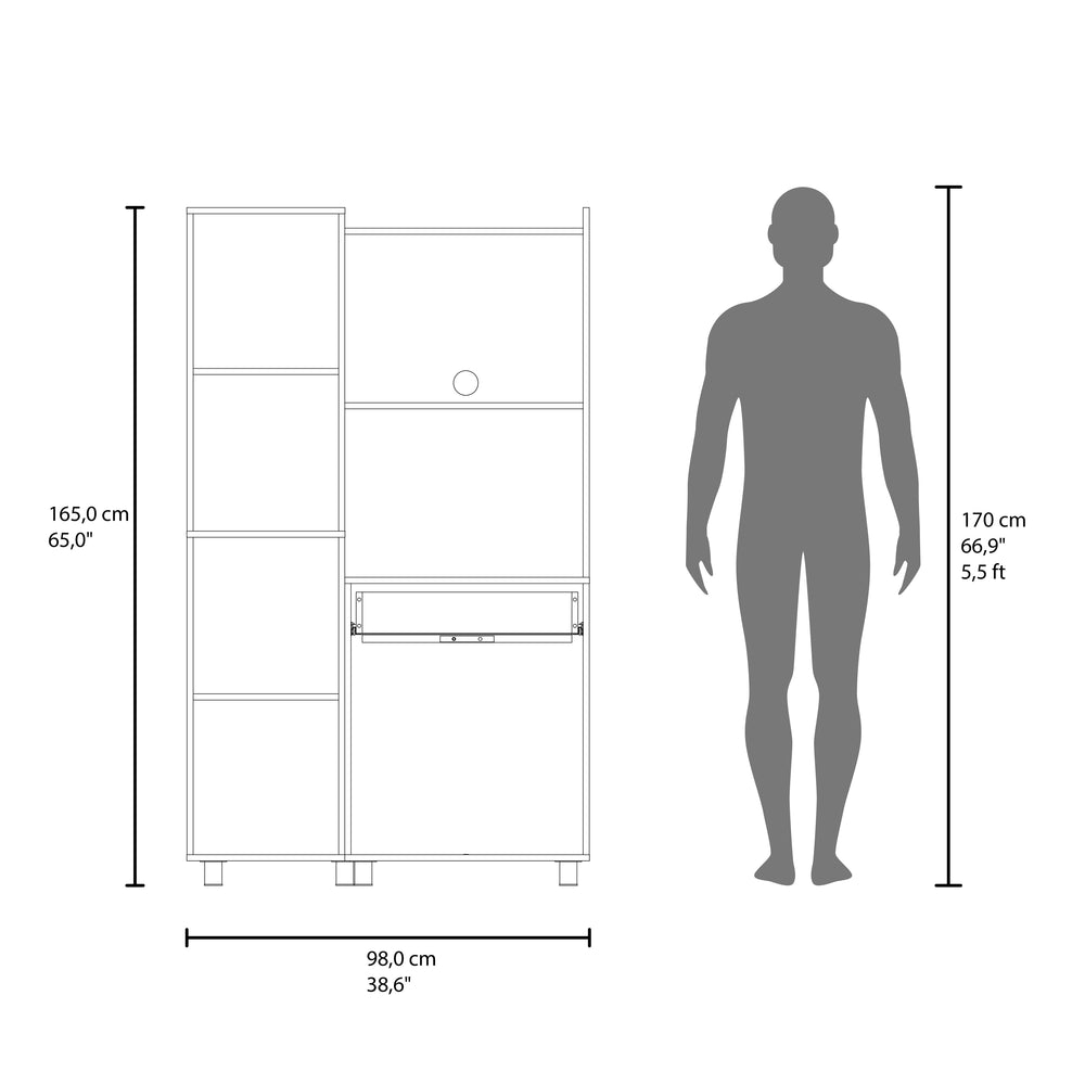 39-Inch Satilla Storage Cabinet – Drawer and Base Cabinet