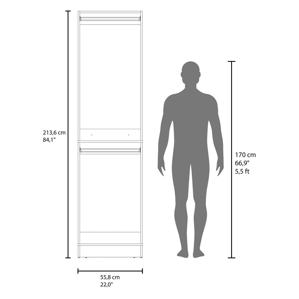22-Inch Vander Free Standing Closet Organizer – Assembly Required, Indoor Residential Use