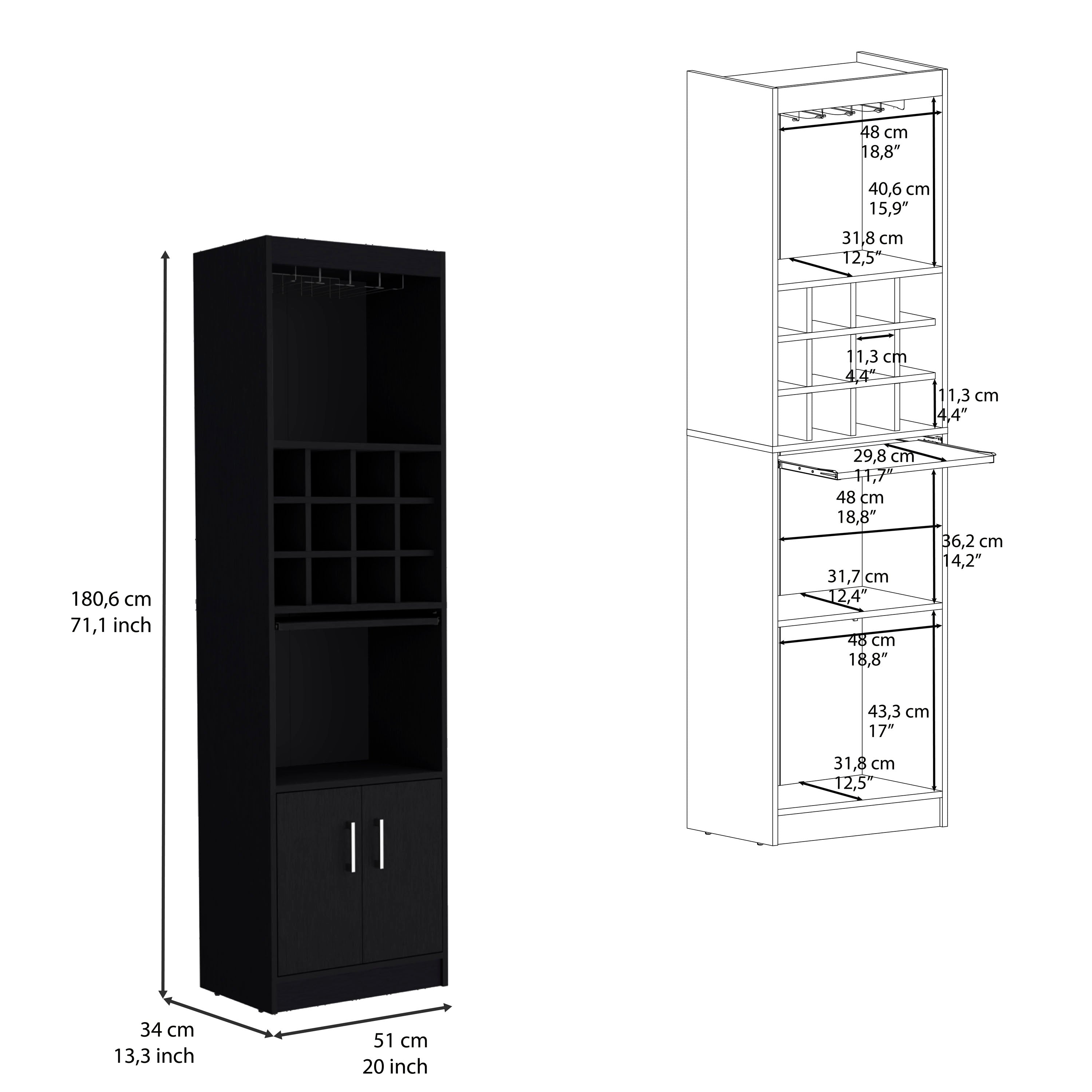 Pisek Bar Cabinet