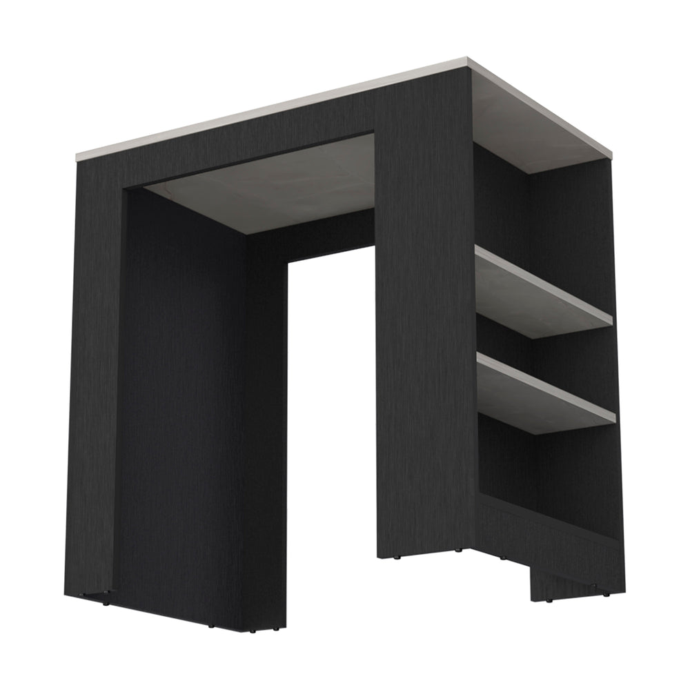 36-Inch Lacour Bar Table – Sturdy Panel-Leg Construction