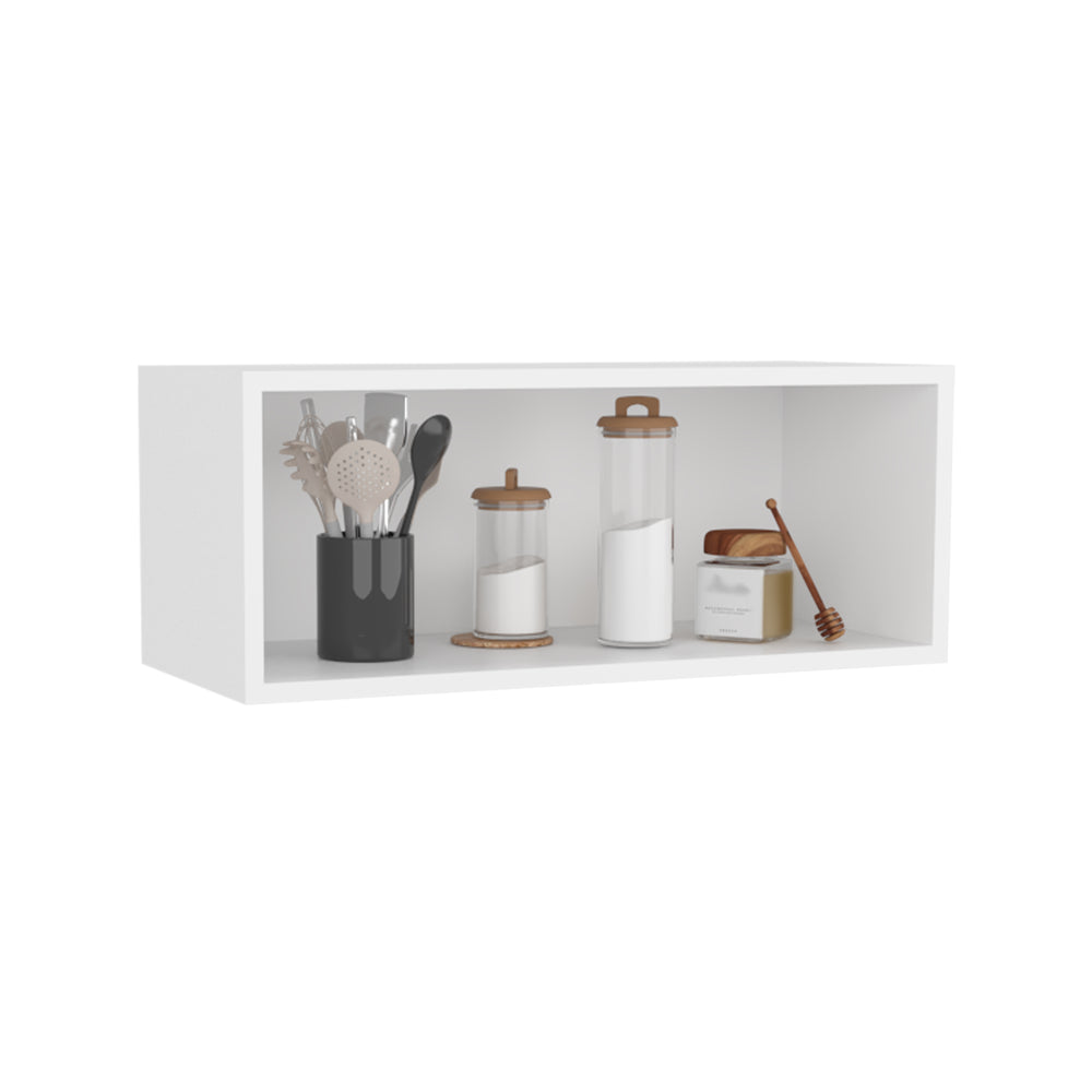 30-Inch Ayden Wall Cabinet – Open Cubby Storage