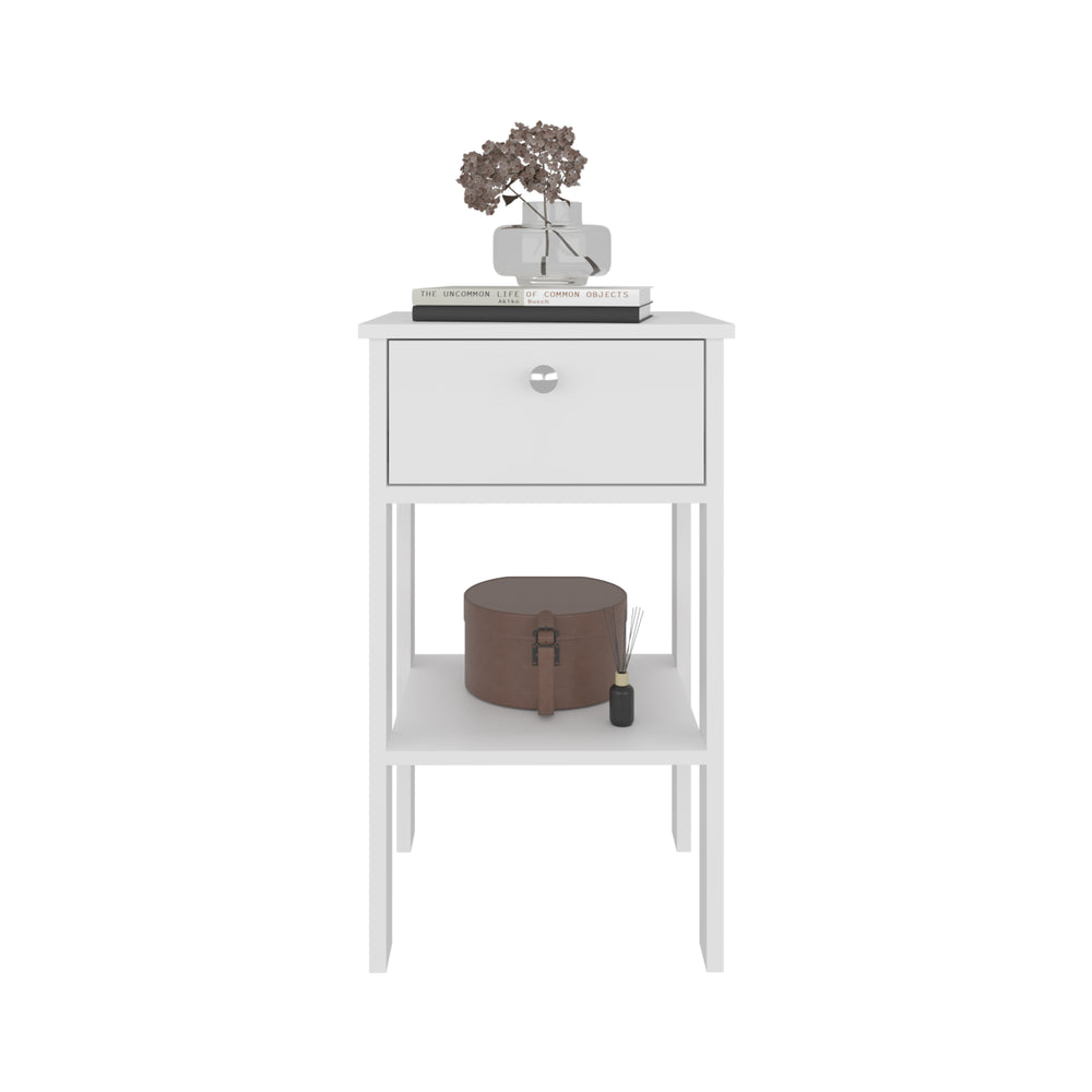 16-Inch McRae Nightstand with 1-Drawer – Durable Construction