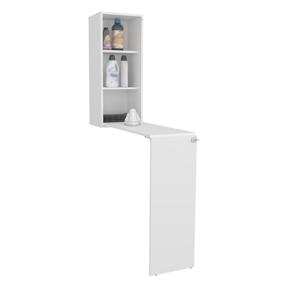 14-Inch Rupert Folding Furniture with 3 Open Shelves – Convenient Storage
