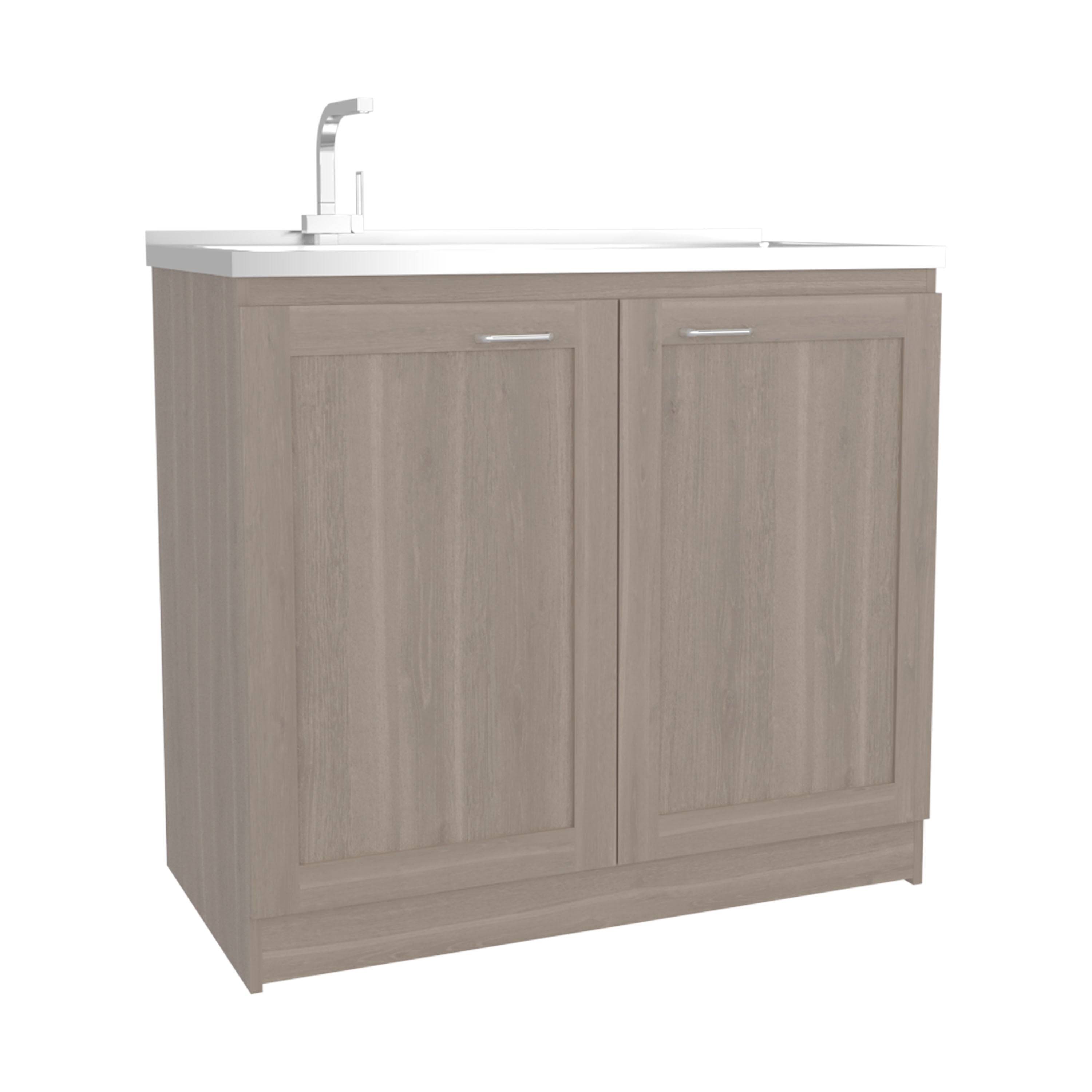 Binkleton Bickleton Utility Sink Cabinet, 2 Doors, 2 Shelves – Depot Eshop