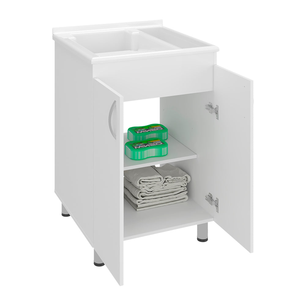24-Inch Dunn Freestanding Utility Sink Cabinet with Double Door – Confirmed Load Rating