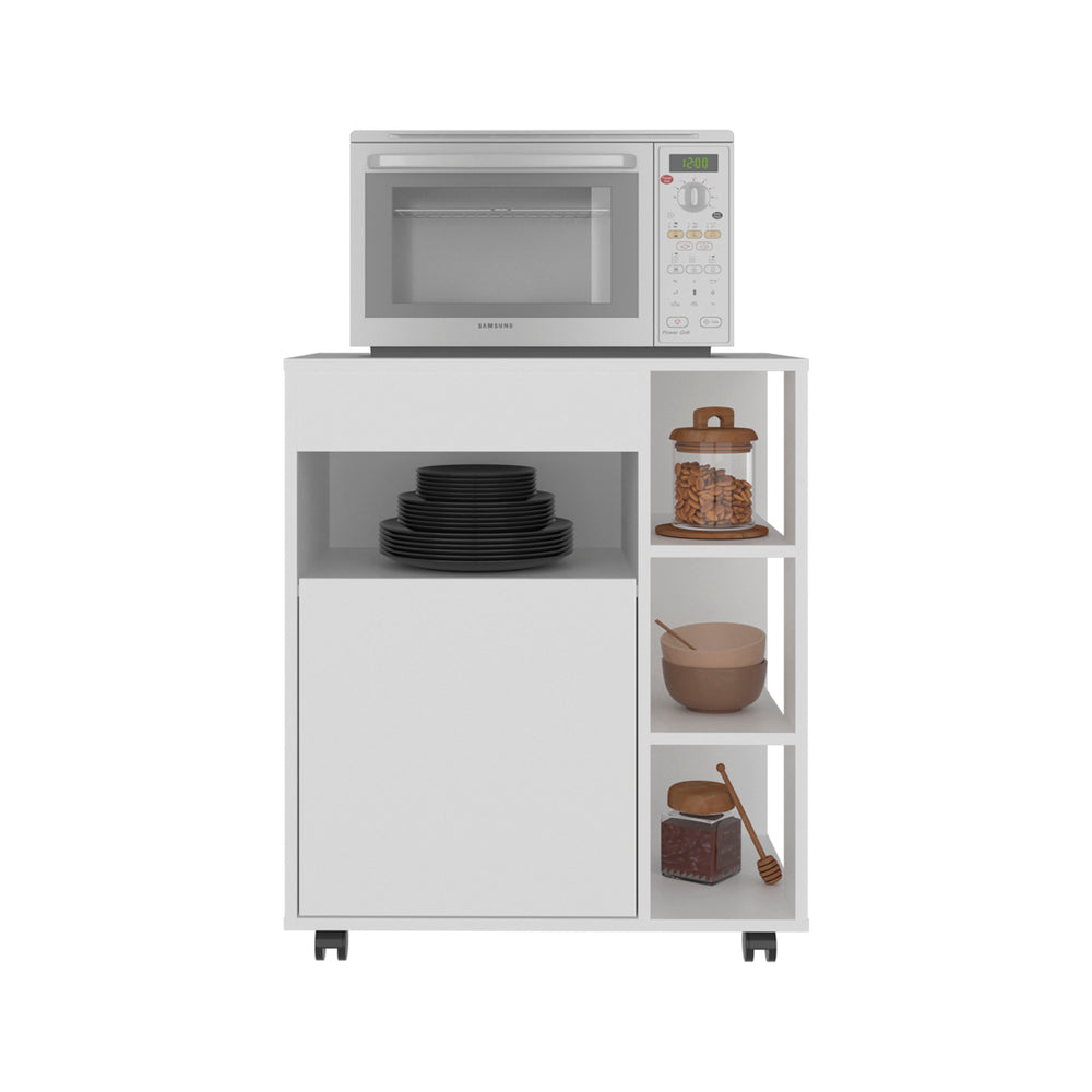 26-Inch Jud Storage Cabinet with Casters and Single Door – Durable Construction