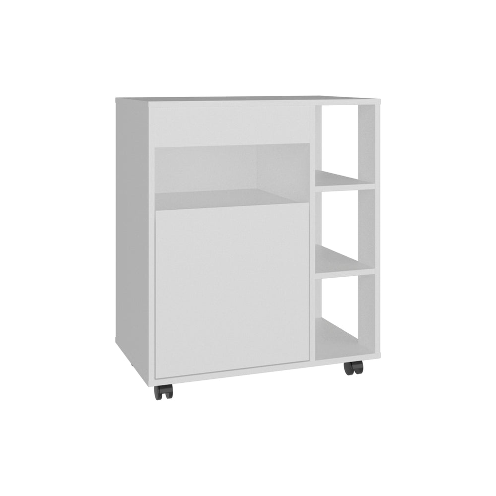 26-Inch Jud Storage Cabinet with Casters and Single Door – Confirmed Load Rating