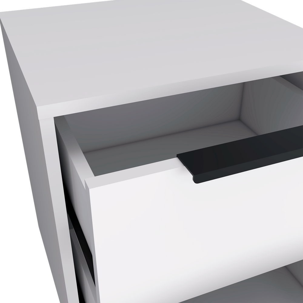 16-Inch Egeo Nightstand with 2-Drawer – Storage Drawer Set