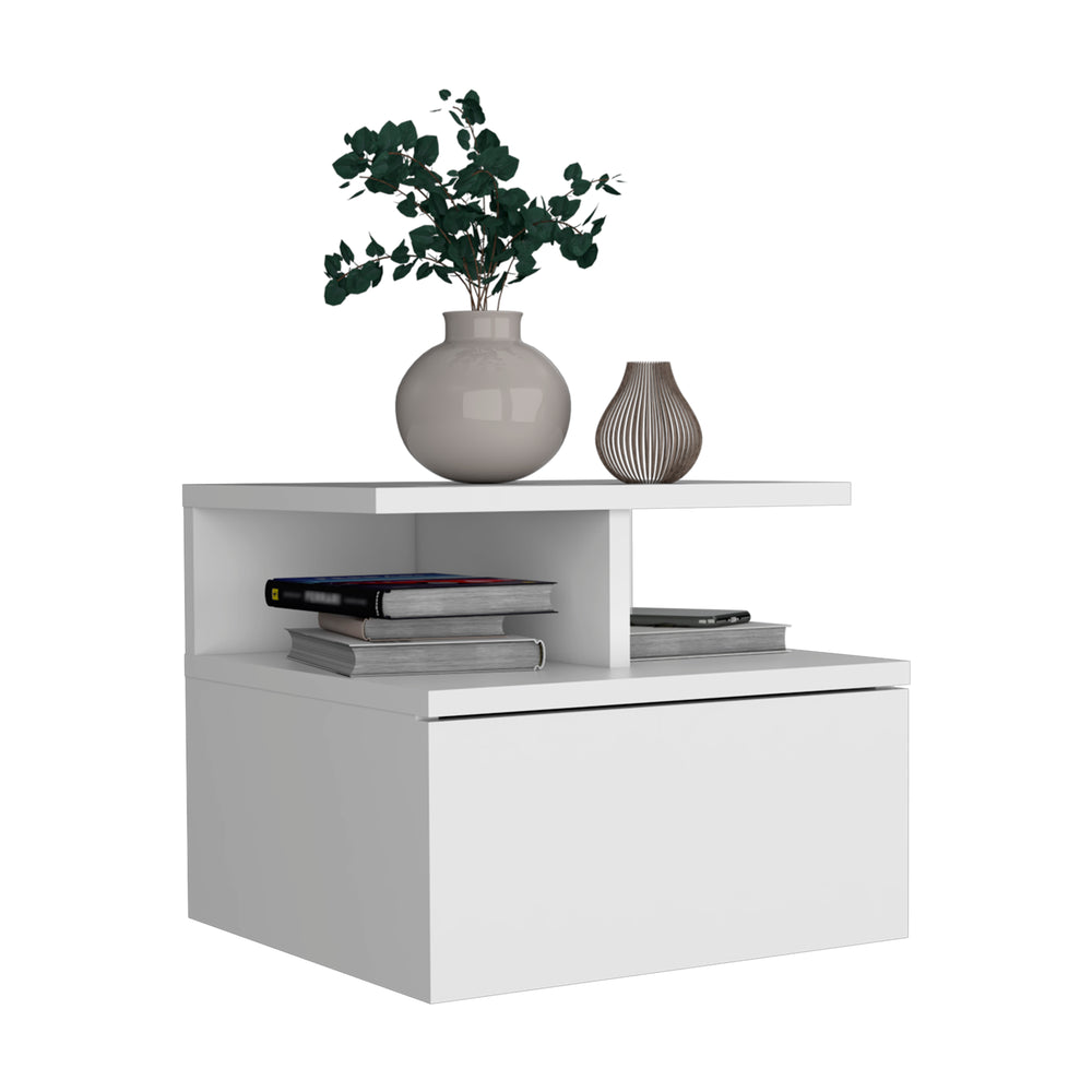 14-Inch Seward Nightstand with Wall-Mounted – Durable Construction